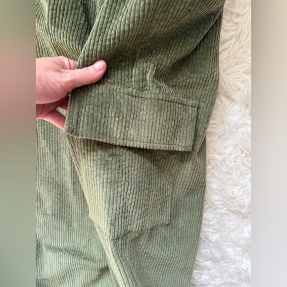 NWT Adidas X Ivy Park Corduroy Cargo Zipper Pants large - Picture 7 of 16